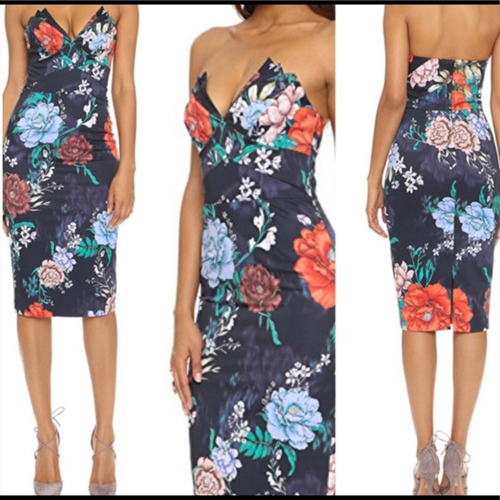 Strapless T. Lulah Midi Dress